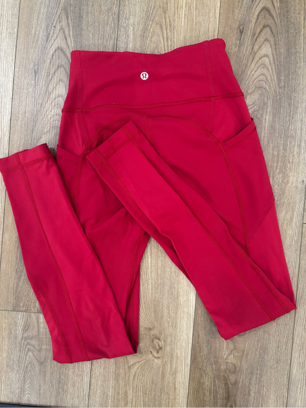 lululemon athletica Red High-Rise Leggings